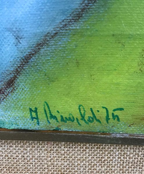 Rinaldi Ölgemälde Akt Grossformat abstrakt
