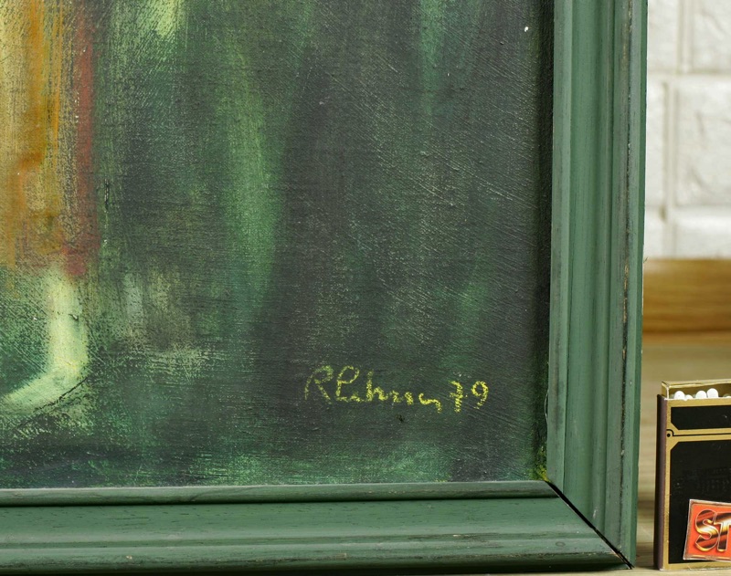 Robert Lehner Ölgemälde 1979 Personen