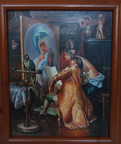 Ronni Ölgemälde Maler Atelier