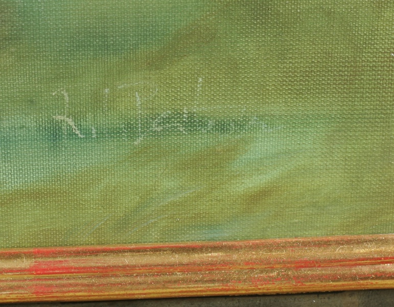 Rudolf Reiter Ölgemälde Bauernhaus Mühle Landschaft