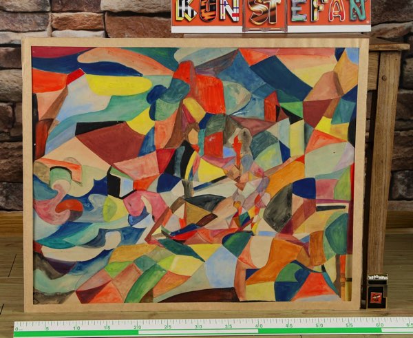 Schmidt Aquarell älter Abstraktion Farben