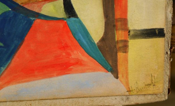 Schmidt Aquarell älter Abstraktion Farben