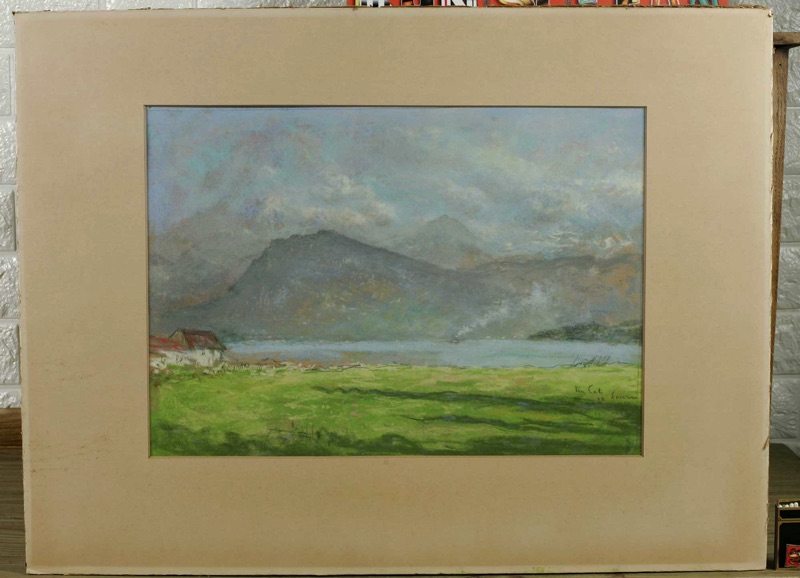 Siebe Johannes Ten Cate Pastell antik 1898 Lucerna