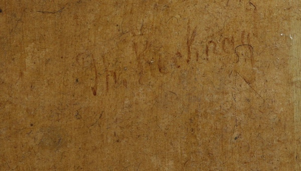 Signiert Ölgemälde antik Portrait Mädchen