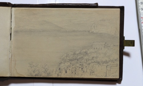 Skizzenbuch antik 1869 Zeichnungen Italien