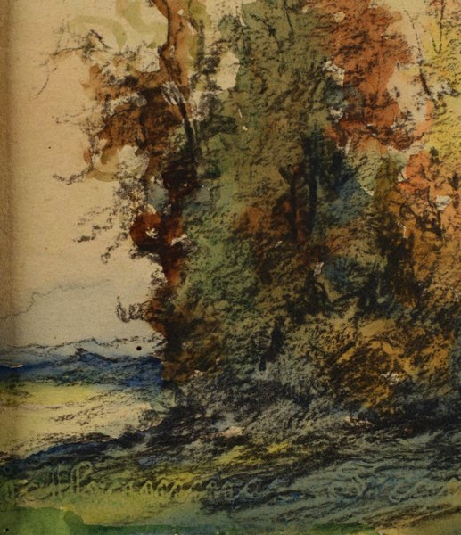 Stark Aquarell Baum 1943