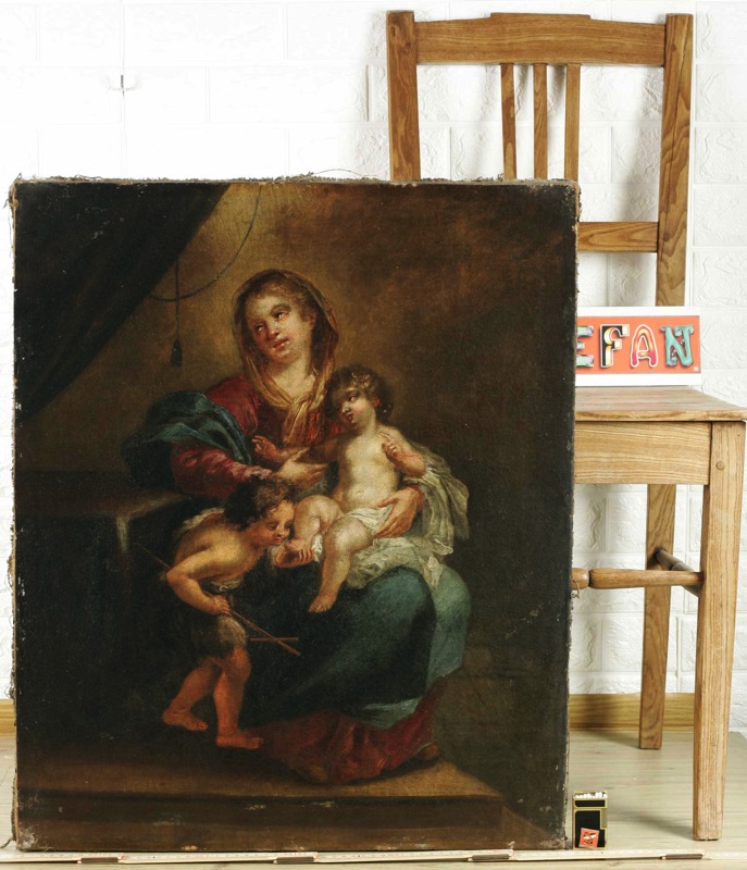 Umkreis Magini Ölgemälde antik Barock Maria Madonna Christus