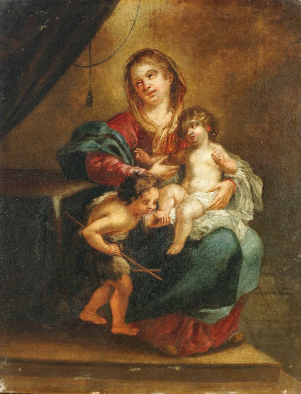 Umkreis Magini Ölgemälde antik Barock Maria Madonna Christus