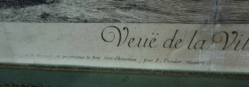 Van der Meulen Kupferstich Oudenaarde 1685