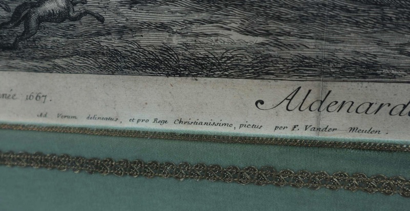Van der Meulen Kupferstich Oudenaarde 1685