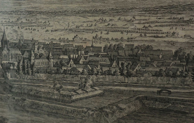 Van der Meulen Kupferstich Oudenaarde 1685