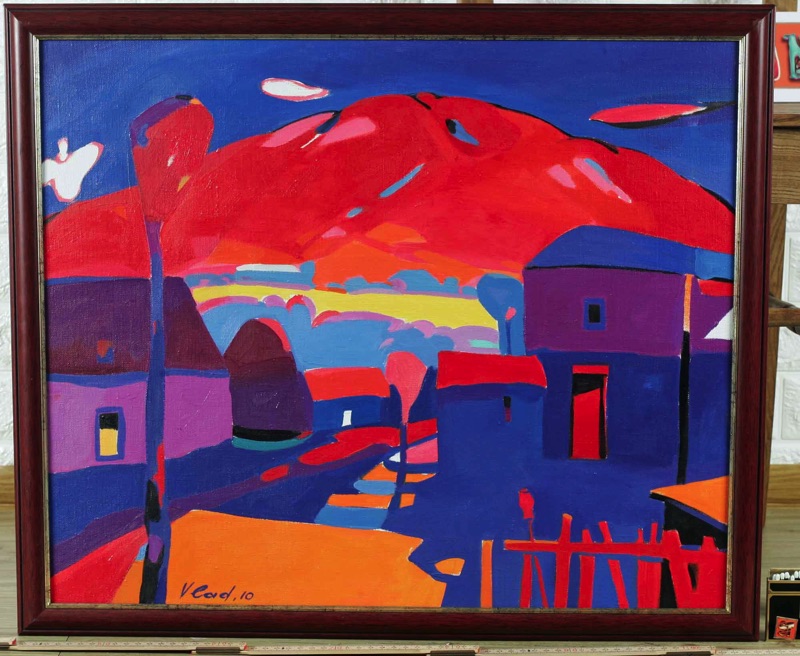 Vlad Ölgemälde 2010 Armenien abstrakt