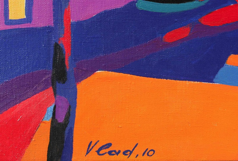 Vlad Ölgemälde 2010 Armenien abstrakt