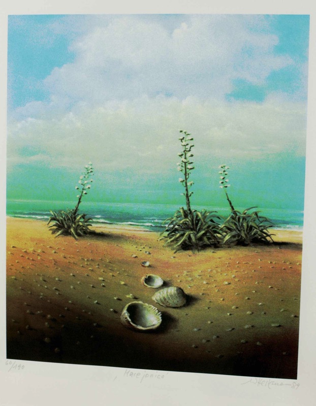 Walter Heckmann Serigraphie Marc Jonico 1989
