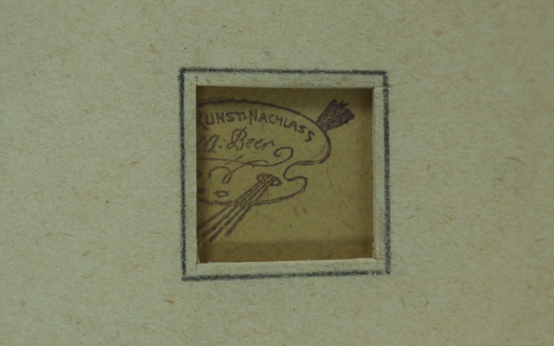 Wilhelm Amandus Beer Zeichnung antik Studie
