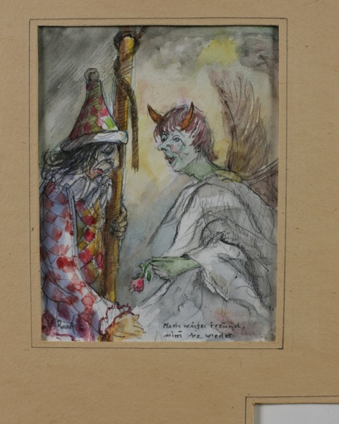 Wilhelm Raab 5 Aquarelle Zirkus
