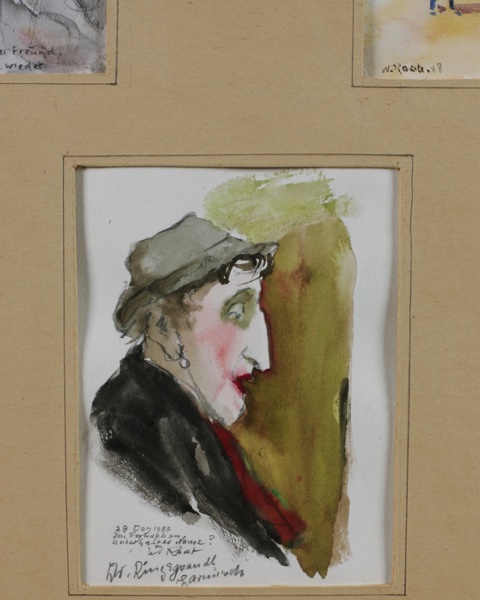 Wilhelm Raab 5 Aquarelle Zirkus