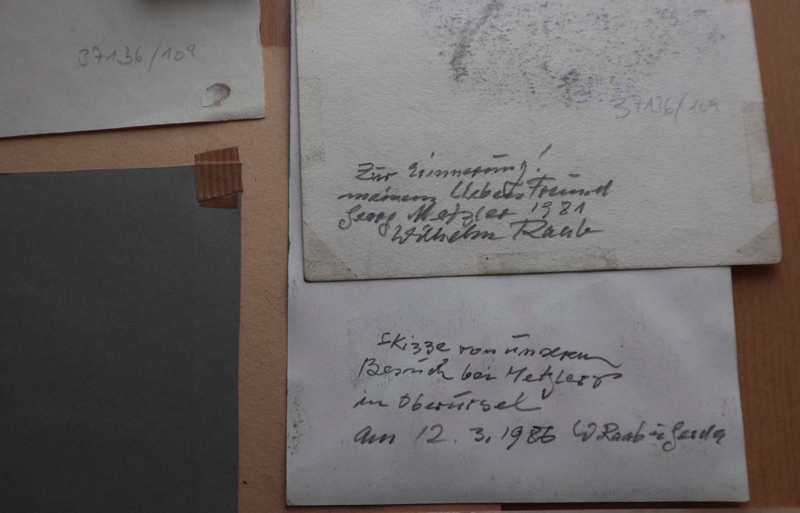 Wilhelm Raab Konvolut Zeichnungen