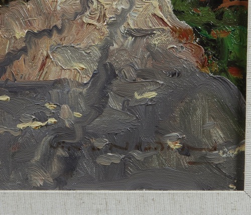 Wilhelm William van Norden Ölgemälde Landschaft