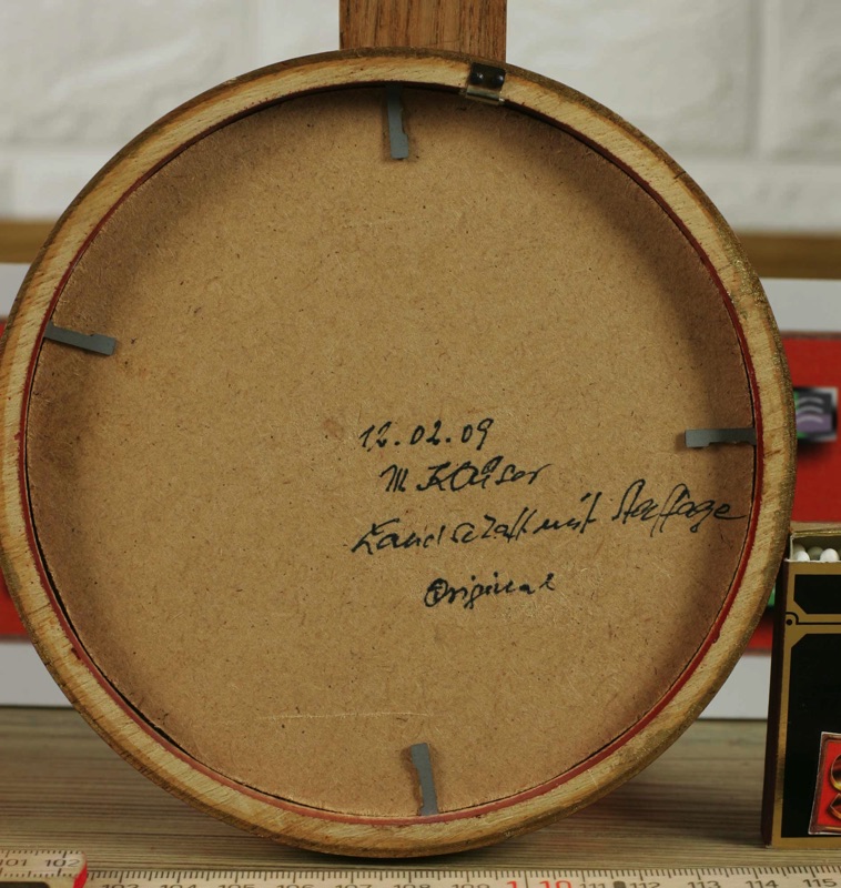 Wolfgang Kaiser Ölgemälde 2009 Landschaft Staffage rund