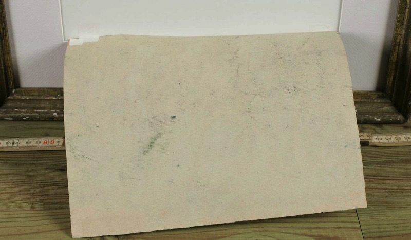Zuschreibung Beckmann Pastell Studie antik Ballspieler
