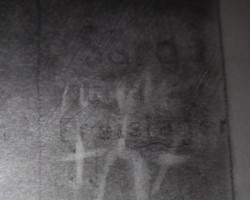 signiert Zeichnung 1981 Person Taube