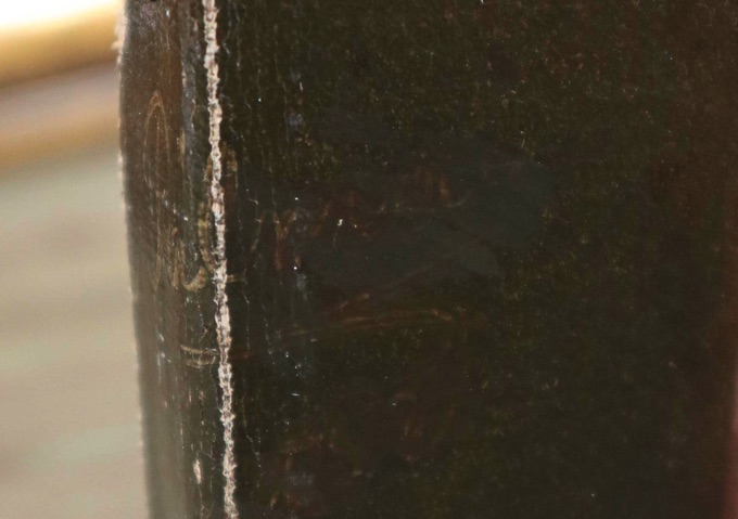 unleserlich signiert Ölgemälde antik Portrait Mädchen Biedermeier
