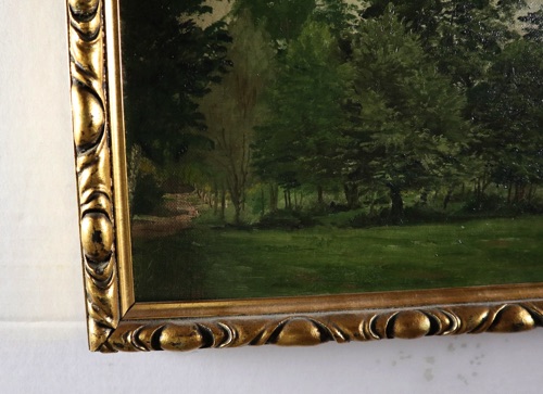 Ölgemälde antik Landschaft Rahmen painting