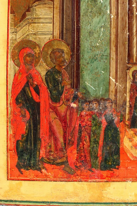 Ikone antik Heilige Personen Russland icon