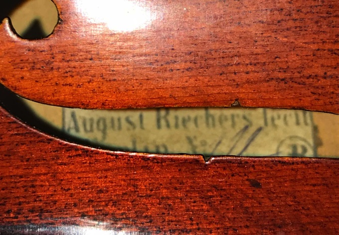 Geige August Riechers