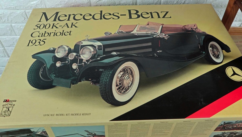 Mercedes Benz 500K AK Cabriolet 1935 Modellbausatz Rivarossi Pocher K 74