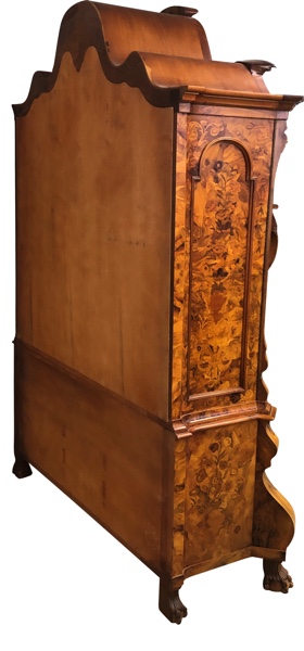 Aufsatzschrank Kabinettschrank Wurzelholz Stilmöbel Annibale Colombo