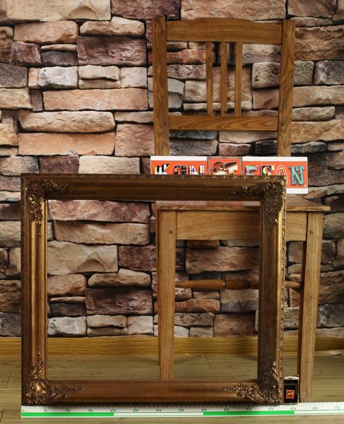 Rahmen antik Gemälderahmen 57cm