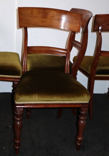 Set vier Stühle antik Schauffelstuhl
