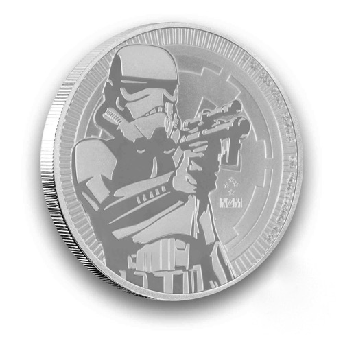 1oz Star Wars Stormtrooper 2018 Silbermünze Queen Elizabeth II two dollars Neuseeland