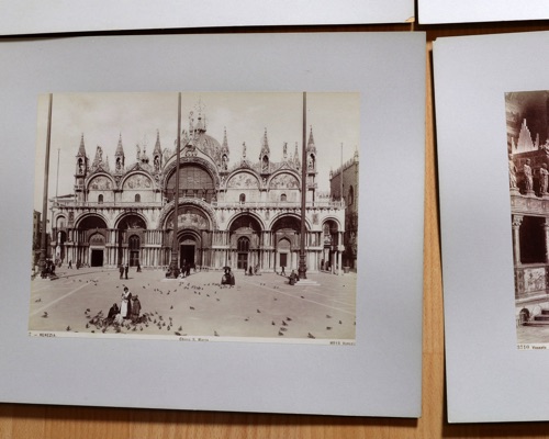 Fotografie antik Carlo Naya Venedig 4x Albumin Albuminabzug albumen print 2