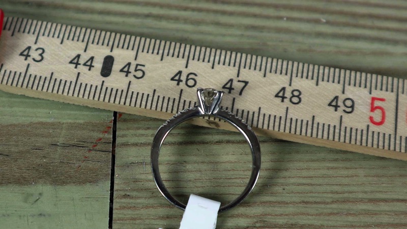 Brillantring Weissgold