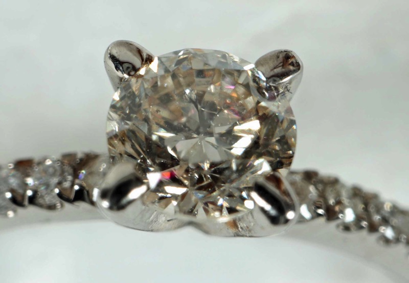 Brillantring Weissgold