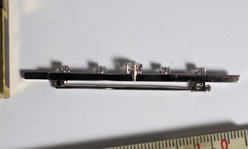 Brosche Nadel Weißgold 750 Brillanten