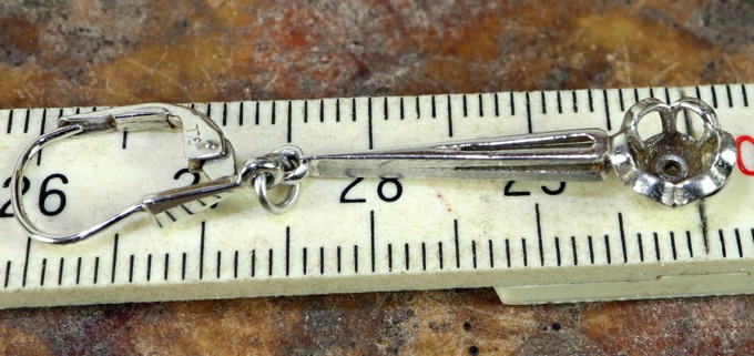 GLL Ohrhänger Weißgold 585 Brillant Ohrschmuck vintage