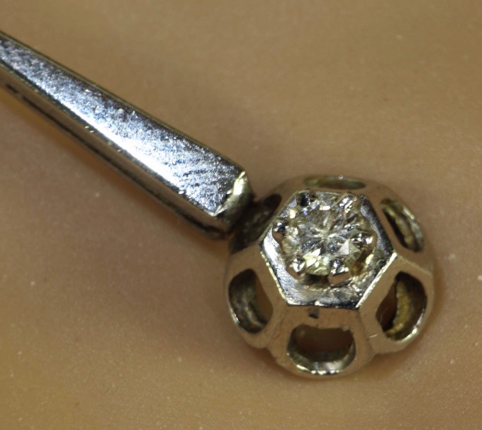GLL Ohrhänger Weißgold 585 Brillant Ohrschmuck vintage