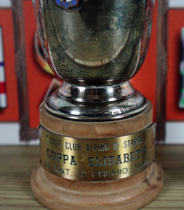 Pokal Becher Silber 800 Golf Club Stresa Scheel Guanziroli