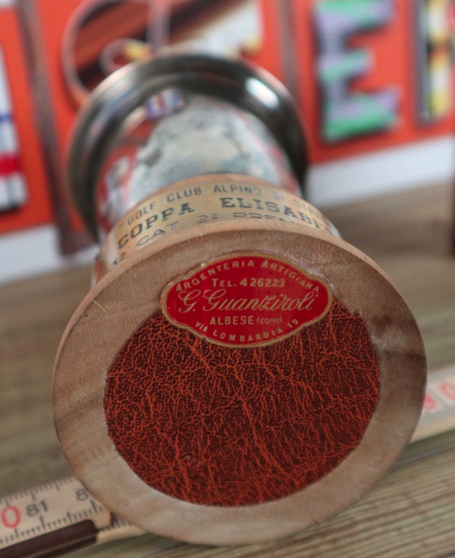 Pokal Becher Silber 800 Golf Club Stresa Scheel Guanziroli
