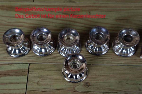 Silber 835 Kerzenleucher