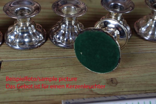 Silber 835 Kerzenleucher