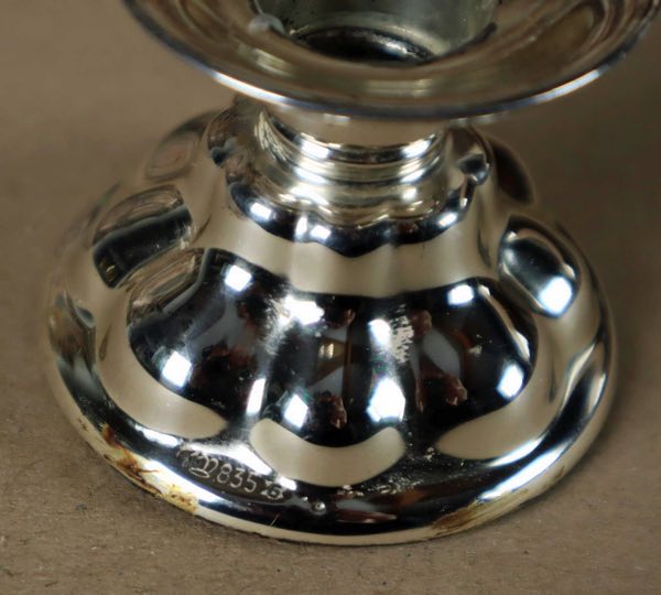 Silber 835 Kerzenleucher