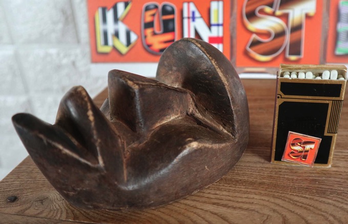 Afrika Maske Holz Dan Kongo