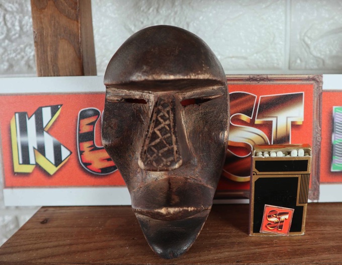Afrika Maske Holz Dan Kongo
