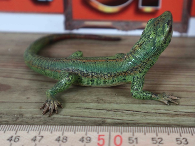 Bronze Salamander Eidechse antik