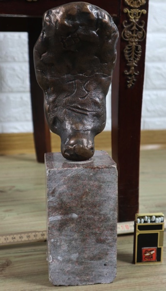 Bronze Walter Scheel J S